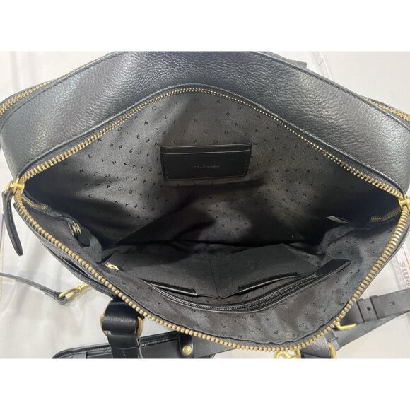 COLE HAAN BLACK MATTHEW’S ATTACHE BAG - Picture 11 of 16